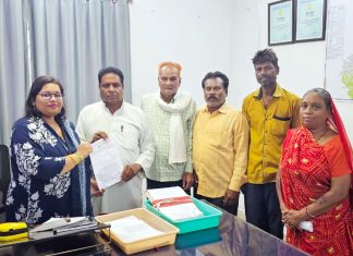 विद्युत मण्डल जिला महामप्रबंधक पूनम तुमराम को सेवादल कांग्रेस अध्यक्ष खंगराले ने सौंपा ज्ञापन