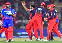 हेजलवुड-भुवनेश्वर का कहर, दिल्ली 75 रन पर ढेर, आरसीबी ने 6.3 ओवर में जीता मैच