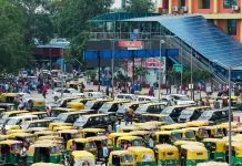 दिल्ली में ऑटो-टैक्सी और ट्रांसपोर्ट चालकों की 3 दिवसीय हड़ताल शुरू