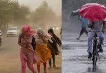मध्य प्रदेश में आज 27 जिलों में बारिश-आंधी का अलर्ट, 6 मई तक बदला रहेगा मौसम