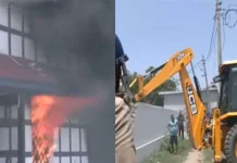 हिंदू युवक की हत्या के विवाद में देहरादून में भयंकर बवाल, भडक़ी भीड़ ने फूंका आरोपी का घर; इंटरनेट ठप