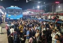 पटना में पुलिस भर्ती अभ्यर्थियों का बवाल