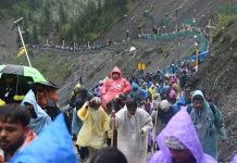 खराब मौसम के चलते 19 जुलाई से अमरनाथ यात्रा अस्थायी रूप से स्थगित