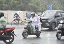 प्रदेश के पांच जिलों में आज अति भारी बारिश और 10 जिलों में भारी बारिश का अलर्ट