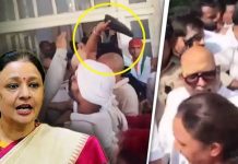 यूपी कांग्रेस दफ्तर में बवाल, नवनियुक्त अध्यक्ष आराधना मिश्रा और अजय राय के समर्थक भिड़े; चले जूते-चप्पल