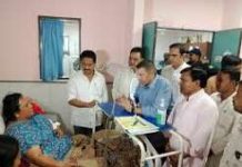 जीतू पटवारी ने सरकार को घेरा, 25-25 लाख मुआवजा देने की मांग, एम्स पहुंचकर घायलों से मिले