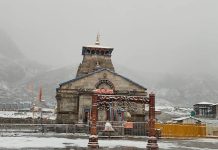 केदारनाथ में बर्फबारी, तापमान माइनस °C: म.प्र के 11 जिलों में आंधी-बारिश का अलर्ट