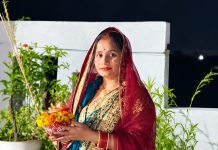 करवा चौथ पर महिलाओं ने विधि-विधान से की पूजा-अर्चना